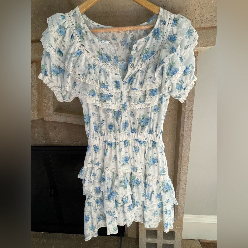 Floral Ruffle Dress